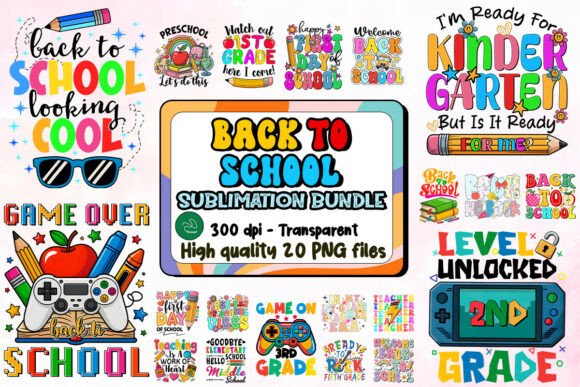 Back to School Sublimation Bundle