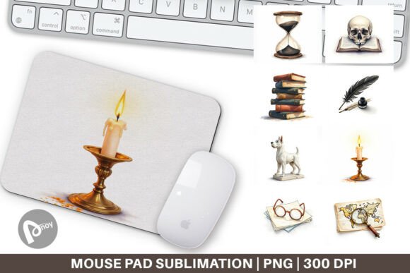 Dark Academia Mouse Pad: A Stylish Addition to Your Workspace
