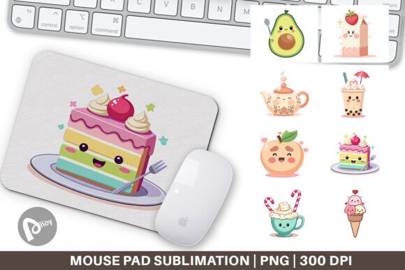 Enhance Your Workspace with the Mouse Pad Kawaii Food Sips: A Stylish and Functional Addition