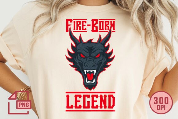 Fire-Born Legend Dragon Design