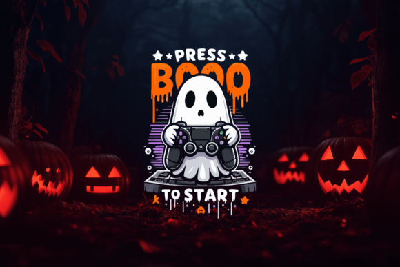 Funny Halloween Ghoul Gamer T Shirt