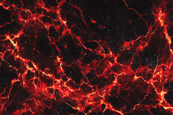 Lava Fire Cracked Texture Background