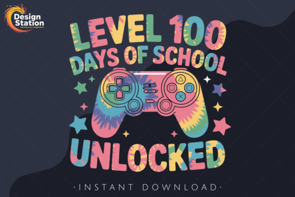 Level 100 School Days Unlocked PNG: A Trendy Fusion of Education and Gaming