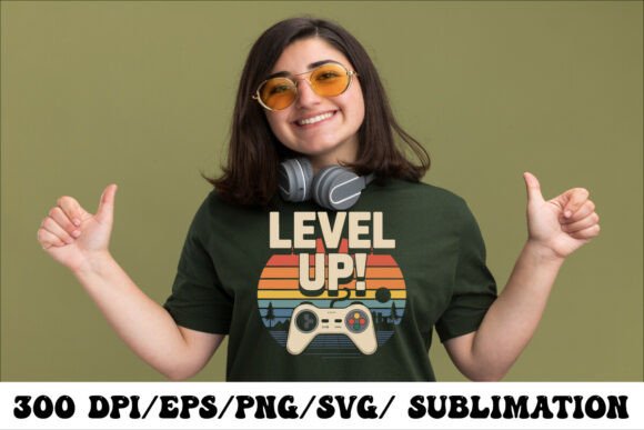 Level Up with Retro Sunset Design