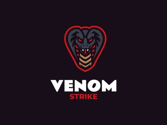 Mascot Cobra Head Logo Design