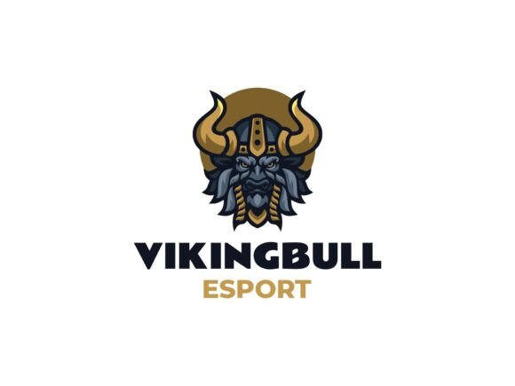 Mascot Viking Bull Logo Design: A Symbol of Strength and Power