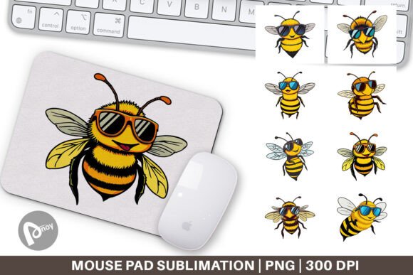 Mouse Pad Cool Bee: A Stylish and Functional Addition to Your Workspace