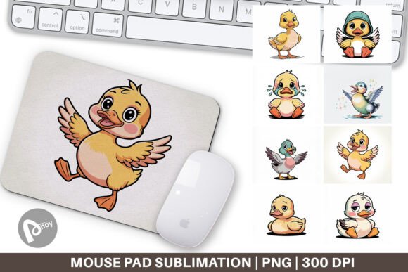 Mouse Pad Duck Mood and Sublimation Mouse Pad: Enhance Your Workspace with Style and Functionality