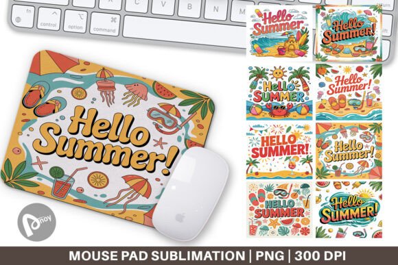 Mouse Pad Hello Summer: A Stylish and Functional Addition to Your Workspace