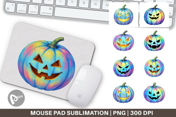 Mouse Pad Iridescent Pumpkin: A Stylish Addition to Your Work or Gaming Space