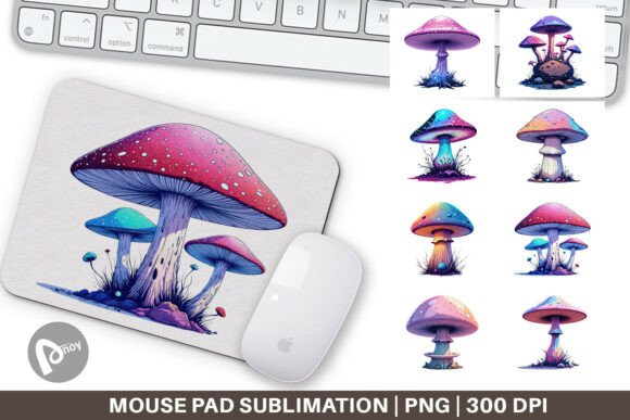 Mouse Pad Nebula Mushrooms: A Stylish and Functional Addition to Your Workspace