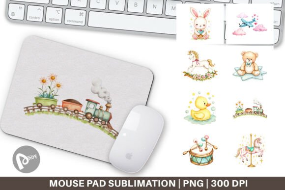 Mouse Pad Pastel Toyland: A Stylish and Functional Addition to Your Workspace