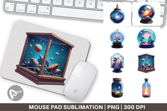 Mouse Pad Starlight Terrariums: A Unique Way to Enhance Your Workspace