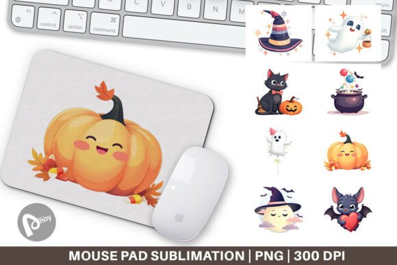 Mouse Pad Sweet Spooky Pastels